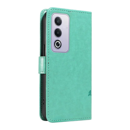 For Oppo A3 Pro (Global) 5G Case Flower Pattern PU Leather Wallet Phone Cover