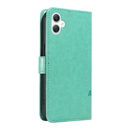 For Samsung Galaxy A06 Case Flower Pattern PU Leather Wallet Phone Cover