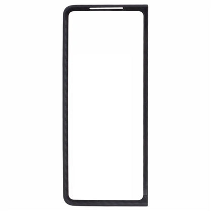 For Samsung Galaxy Z Fold6 5G Case 1500D Coarse Texture Sturdy Aramid Fiber Phone Cover - Black