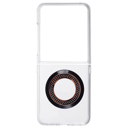 For Motorola Razr 50 Ultra 5G Magnetic Case Shockproof PC Phone Cover Rhinestone Decor