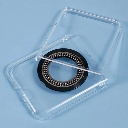 For Motorola Razr 50 Ultra 5G Magnetic Case Shockproof PC Phone Cover Rhinestone Decor