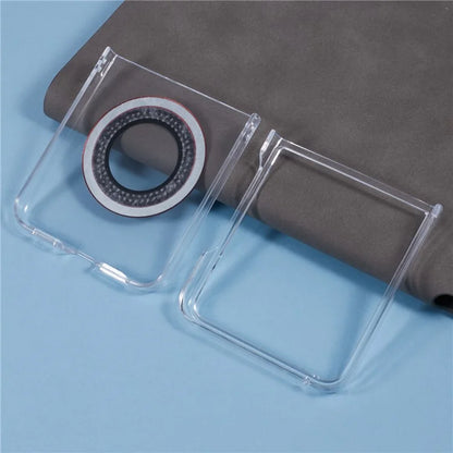 For Motorola Razr 50 Ultra 5G Magnetic Case Shockproof PC Phone Cover Rhinestone Decor