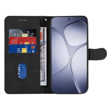 For Xiaomi Redmi K70 Ultra Case Stand Wallet Leather Phone Cover Curved Line Wrist Strap - Blue