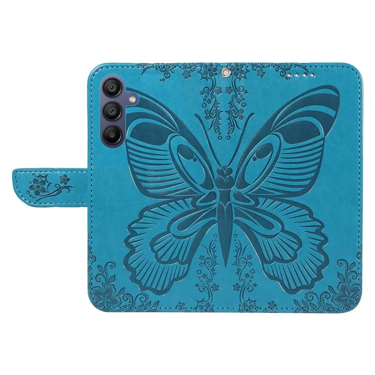 For Samsung Galaxy A16 5G Case Butterfly Pattern Leather Wallet Flip Phone Cover