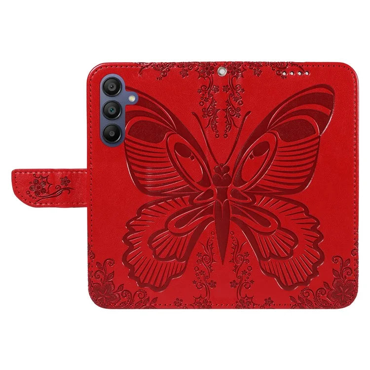 For Samsung Galaxy A16 5G Case Butterfly Pattern Leather Wallet Flip Phone Cover