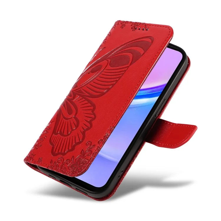 For Samsung Galaxy A16 5G Case Butterfly Pattern Leather Wallet Flip Phone Cover