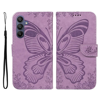 For Samsung Galaxy A16 5G Case Butterfly Pattern Leather Wallet Flip Phone Cover