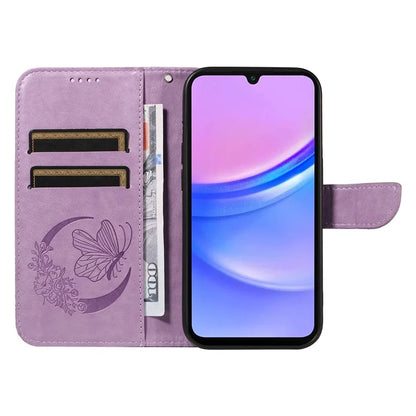 For Samsung Galaxy A16 5G Case Butterfly Pattern Leather Wallet Flip Phone Cover