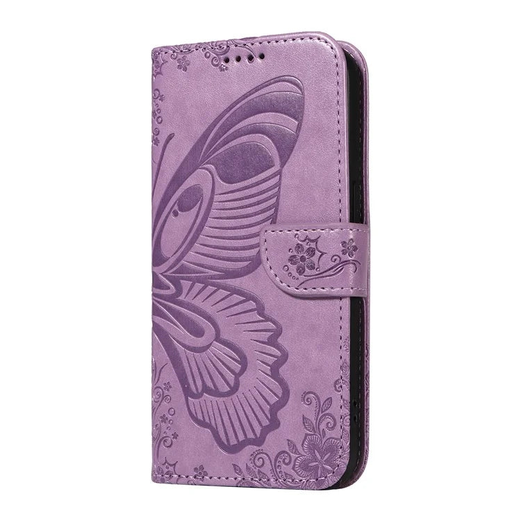 For Samsung Galaxy A16 5G Case Butterfly Pattern Leather Wallet Flip Phone Cover
