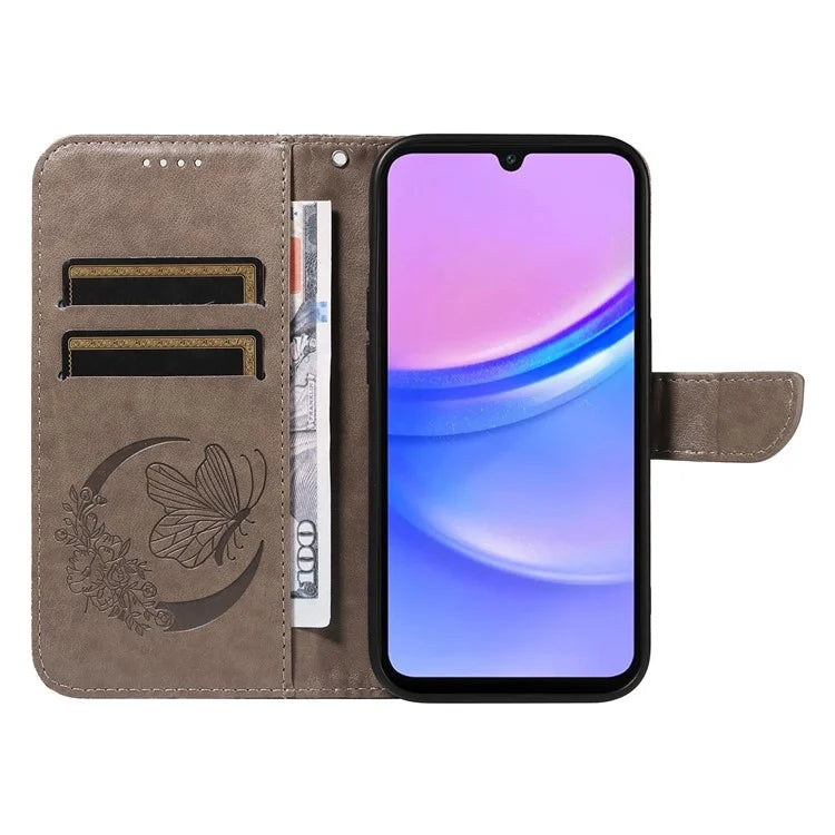 For Samsung Galaxy A16 5G Case Butterfly Pattern Leather Wallet Flip Phone Cover