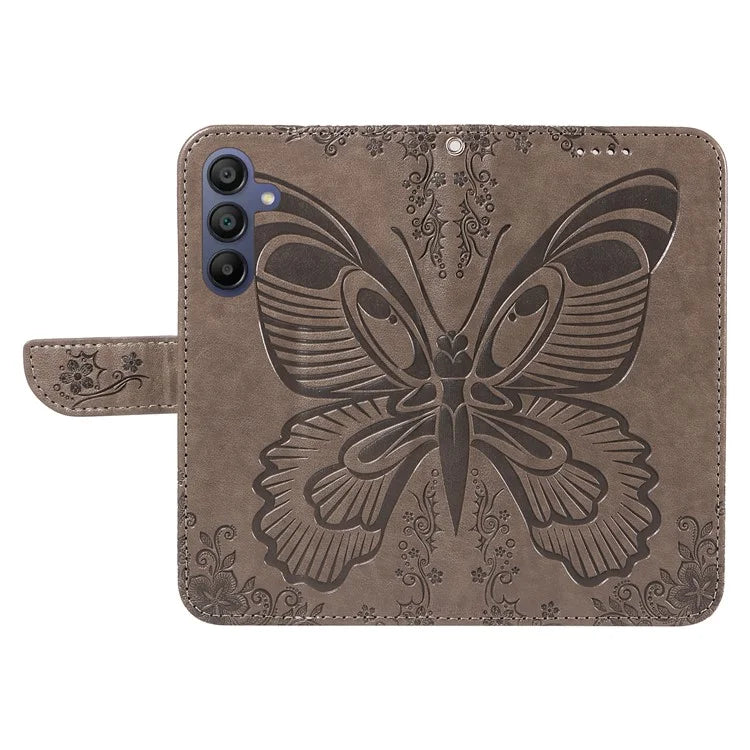 For Samsung Galaxy A16 5G Case Butterfly Pattern Leather Wallet Flip Phone Cover