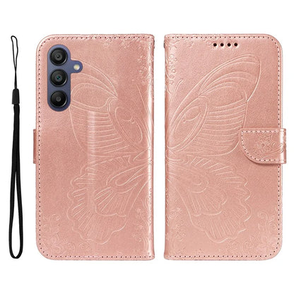 For Samsung Galaxy A16 5G Case Butterfly Pattern Leather Wallet Flip Phone Cover