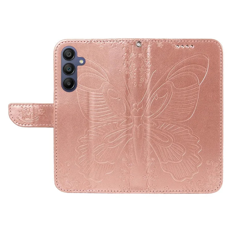 For Samsung Galaxy A16 5G Case Butterfly Pattern Leather Wallet Flip Phone Cover
