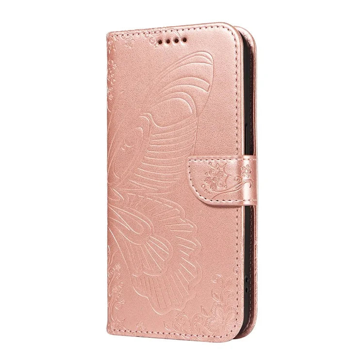 For Samsung Galaxy A16 5G Case Butterfly Pattern Leather Wallet Flip Phone Cover