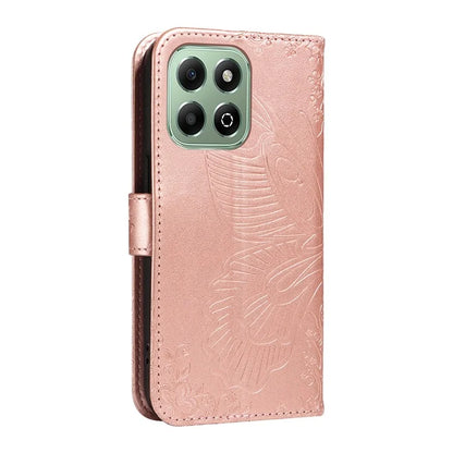 For Honor X6b 4G Case Butterfly Pattern Leather Wallet Flip Phone Cover