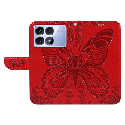 For Xiaomi Redmi K70 Ultra Case Butterfly Pattern Leather Wallet Flip Phone Cover