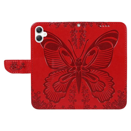 For Samsung Galaxy A06 Case Butterfly Pattern Leather Wallet Flip Phone Cover