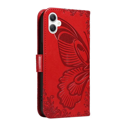 For Samsung Galaxy A06 Case Butterfly Pattern Leather Wallet Flip Phone Cover