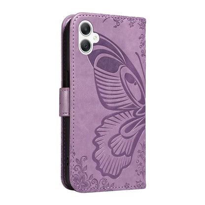 For Samsung Galaxy A06 Case Butterfly Pattern Leather Wallet Flip Phone Cover