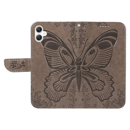 For Samsung Galaxy A06 Case Butterfly Pattern Leather Wallet Flip Phone Cover