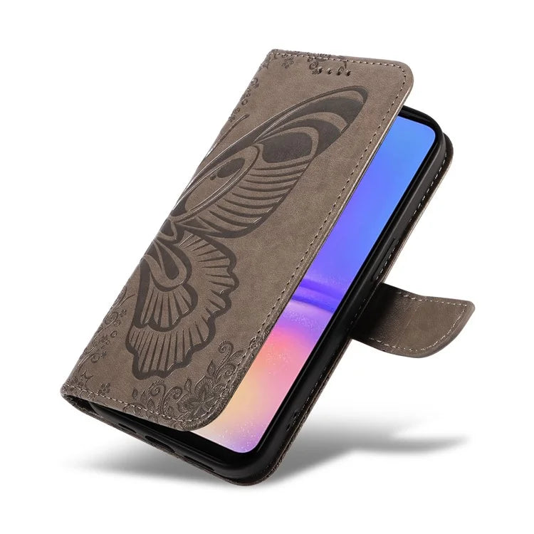 For Samsung Galaxy A06 Case Butterfly Pattern Leather Wallet Flip Phone Cover