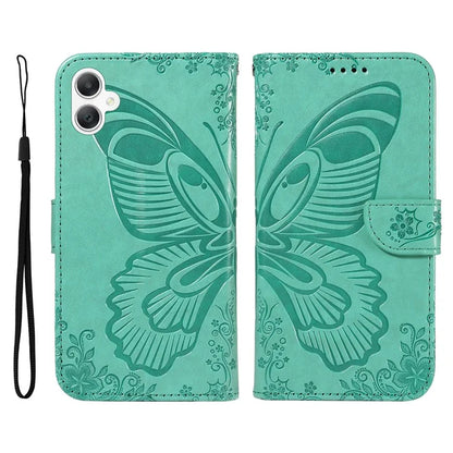 For Samsung Galaxy A06 Case Butterfly Pattern Leather Wallet Flip Phone Cover