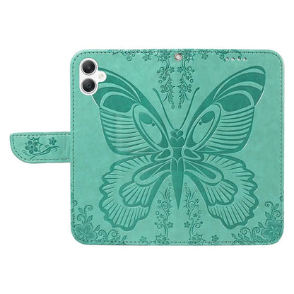 For Samsung Galaxy A06 Case Butterfly Pattern Leather Wallet Flip Phone Cover