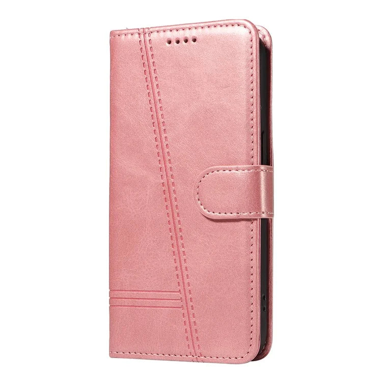 For Samsung Galaxy A16 5G Case Flip Wallet T-Shape Lines Leather Phone Cover