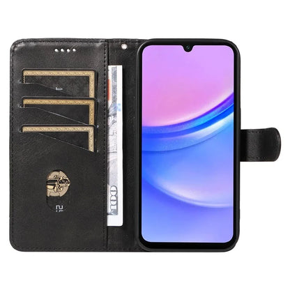 For Samsung Galaxy A16 5G Case Flip Wallet T-Shape Lines Leather Phone Cover