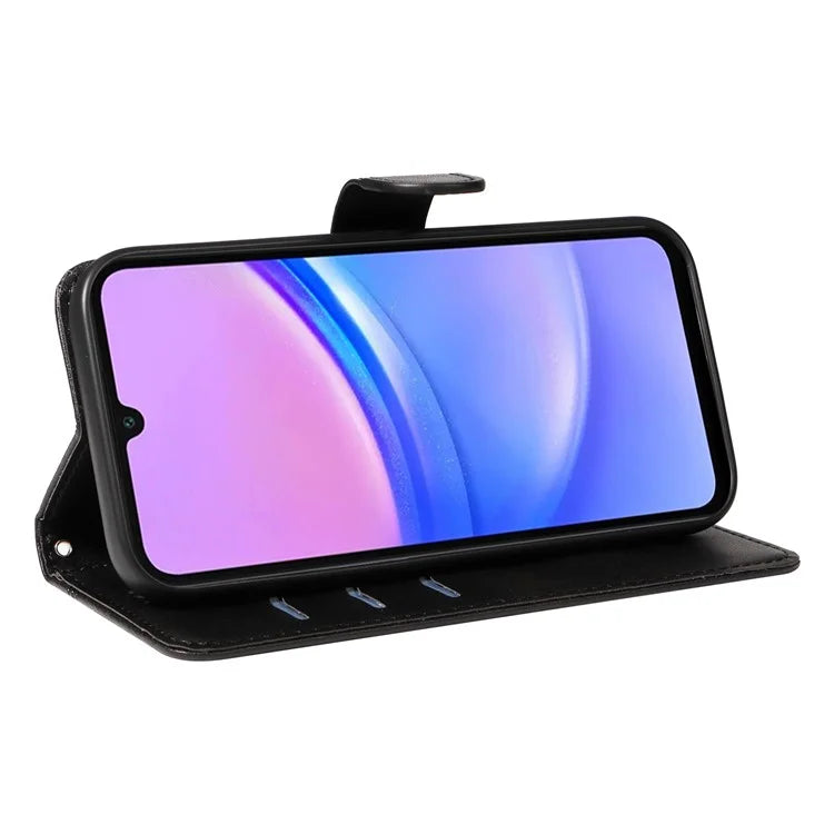 For Samsung Galaxy A16 5G Case Flip Wallet T-Shape Lines Leather Phone Cover