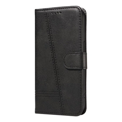 For Samsung Galaxy A16 5G Case Flip Wallet T-Shape Lines Leather Phone Cover