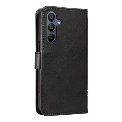For Samsung Galaxy A16 5G Case Flip Wallet T-Shape Lines Leather Phone Cover