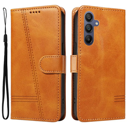 For Samsung Galaxy A16 5G Case Flip Wallet T-Shape Lines Leather Phone Cover