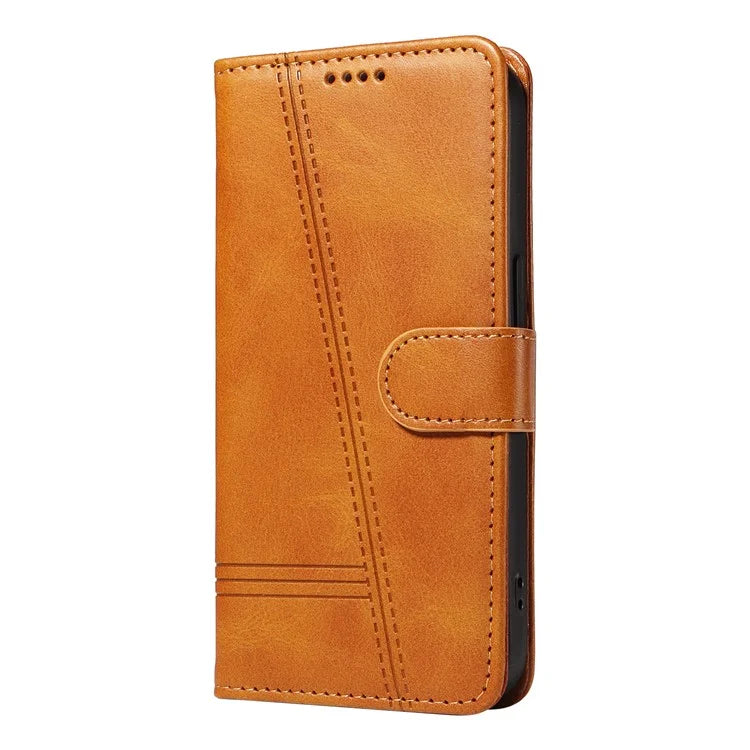 For Samsung Galaxy A16 5G Case Flip Wallet T-Shape Lines Leather Phone Cover