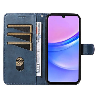 For Samsung Galaxy A16 5G Case Flip Wallet T-Shape Lines Leather Phone Cover
