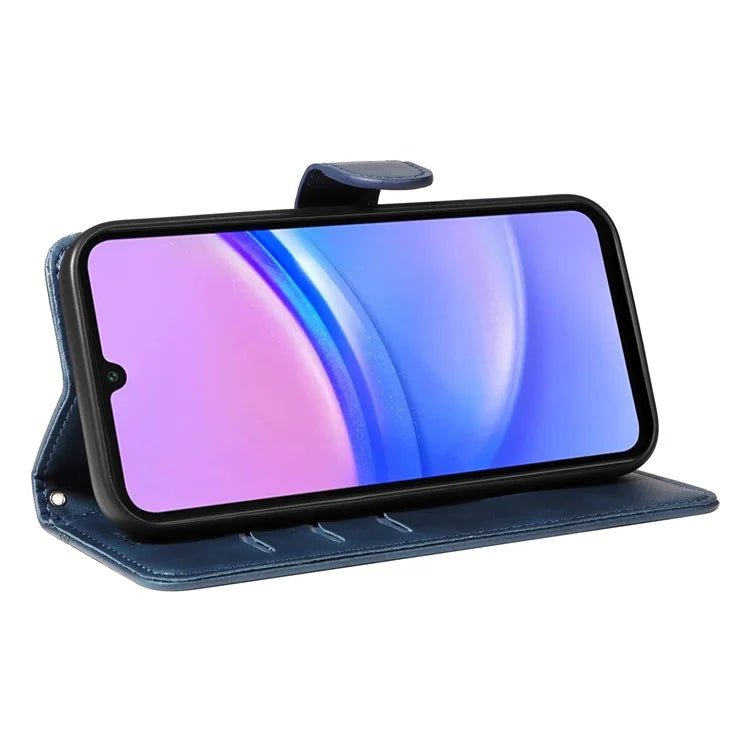 For Samsung Galaxy A16 5G Case Flip Wallet T-Shape Lines Leather Phone Cover