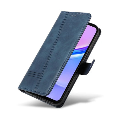 For Samsung Galaxy A16 5G Case Flip Wallet T-Shape Lines Leather Phone Cover