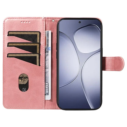 For Xiaomi Redmi K70 Ultra Case Flip Wallet T-Shape Lines Leather Phone Cover
