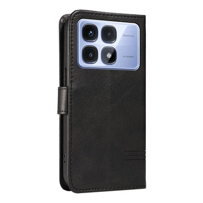 For Xiaomi Redmi K70 Ultra Case Flip Wallet T-Shape Lines Leather Phone Cover
