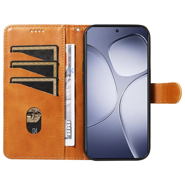 For Xiaomi Redmi K70 Ultra Case Flip Wallet T-Shape Lines Leather Phone Cover