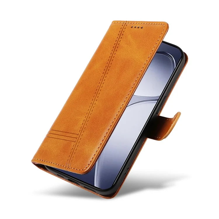 For Xiaomi Redmi K70 Ultra Case Flip Wallet T-Shape Lines Leather Phone Cover