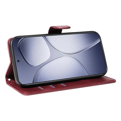 For Xiaomi Redmi K70 Ultra Case Flip Wallet T-Shape Lines Leather Phone Cover