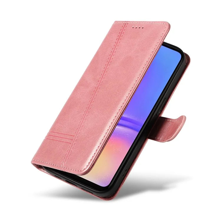 For Samsung Galaxy A06 Case Flip Wallet T-Shape Lines Leather Phone Cover
