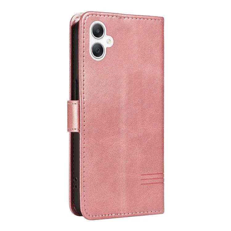 For Samsung Galaxy A06 Case Flip Wallet T-Shape Lines Leather Phone Cover