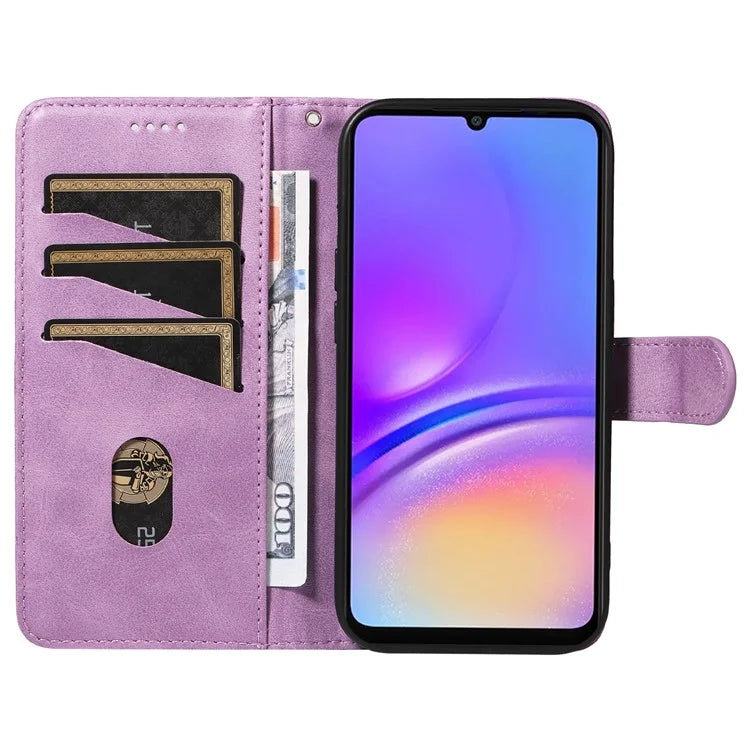 For Samsung Galaxy A06 Case Flip Wallet T-Shape Lines Leather Phone Cover
