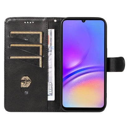 For Samsung Galaxy A06 Case Flip Wallet T-Shape Lines Leather Phone Cover