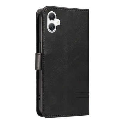 For Samsung Galaxy A06 Case Flip Wallet T-Shape Lines Leather Phone Cover