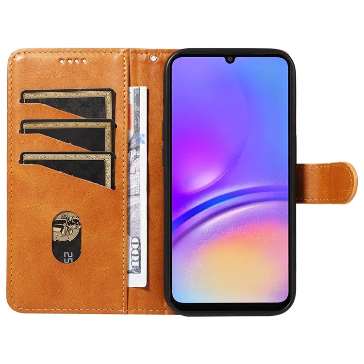 For Samsung Galaxy A06 Case Flip Wallet T-Shape Lines Leather Phone Cover
