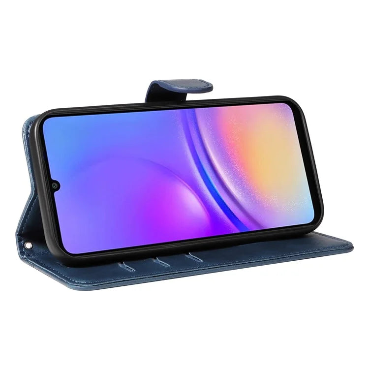 For Samsung Galaxy A06 Case Flip Wallet T-Shape Lines Leather Phone Cover