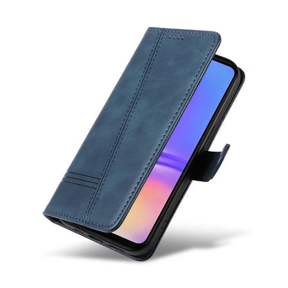 For Samsung Galaxy A06 Case Flip Wallet T-Shape Lines Leather Phone Cover